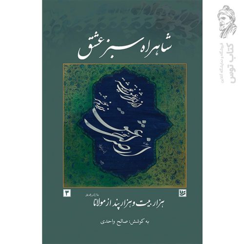 کتاب شاهراه سبز عشق (هزار بیت و هزار پند از مولانا) ج3 به کوشش صالح واحدی نشر گویا